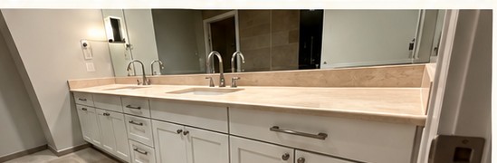 Painted cabinets