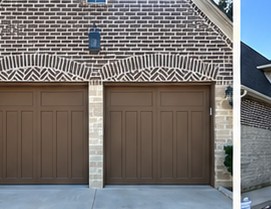 Garage doors before painting